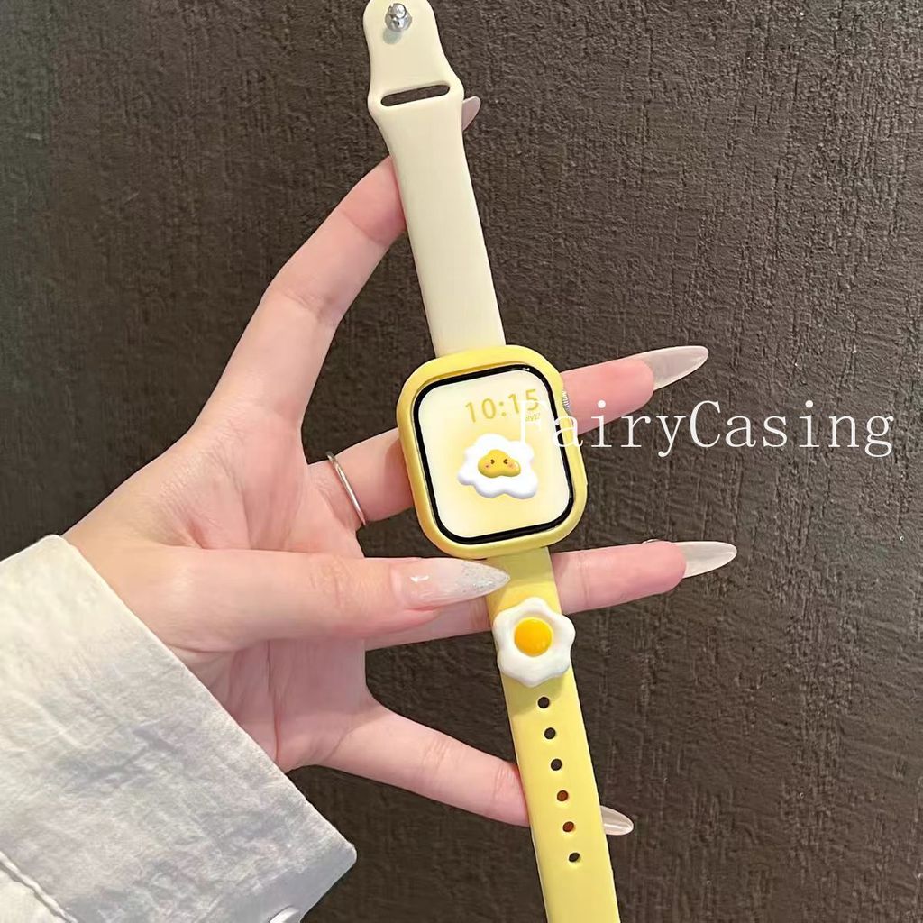 Dây Silicon Cho Apple Watch Dây S11 46mm 44 45 40 42 41mm Vòng Tay IWatch Series 10 9 8 7 SE Ultra 2 3 49mm Dây Đeo