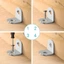 ORDOBOX 10 chiếc Nẹp góc phải, Đầu nối ổn định Giá đỡ L cỡ nhỏ, Giá đỡ góc bằng thép không gỉ 90 độ bền cho kệ Ghế nội thất gỗ