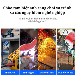 【Hỷ】Kính hàn điện tự động đổi màu chuyên dụng cho thợ hàn, kính râm năng lượng mặt trời chuyên dụng cho thợ hàn