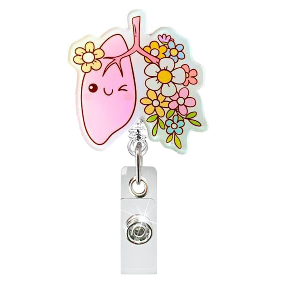Kẹp thẻ yoyo Dễ Thương Não Trái Tim Phổi Họa Tiết - Sango