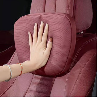 Gối tựa đầu & thắt lưng ô tô Đệm da mềm cho Benz AMG A B C E S Class AMG E200 W210 W203 W124 W204 W211 W123 W205 W212 W203 C200 Phụ kiện nội thất
