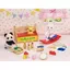 Sylvanian Families Doll and Furniture Set [Plenty of Toys Set - White Rabbit & Panda Baby -] DF-20 ST Mark Certified for Ages 3 and Up Toy Dollhouse Sylvanian Families EPOCH Corporation