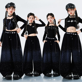 Đồ Nhảy Hiện Đại Hiphop Trẻ Em Set Đồ Dance Jazz Quần Nhảy Crop Top Đồ Nhảy Cho Bé Gái Bộ Tập Nhảy Cho