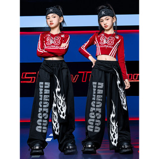 Đồ Nhảy Hiện Đại Hiphop Trẻ Em Set Đồ Dance Jazz Quần Nhảy Crop Top Đồ Nhảy Cho Bé Gái Bộ Tập Nhảy Cho
