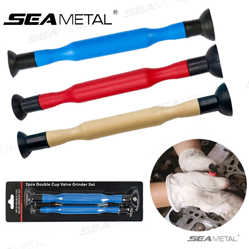 SEAMETAL 2 Chiếc Van Thủ Công Lapping Thanh Mài Cao Su Van Điều Khiển Lapping Hợp Chất Bộ Van Động Cơ Xe Máy Tự Động Dụng Cụ