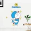 Decal trang trí cửa phòng 46x78 họa tiết mèo máy doaremon dễ thương, sẵn keo, chống nước, dán cửa, dán tường