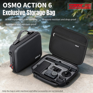 Dành Cho DJI Action 6 Changpai Set Túi Bảo Quản Chống Thấm Nước, Chống Rơi Và Chịu Áp Lực Cầm Tay, Vai Đơn, Phụ Kiện Đeo Ngang Túi Bảo Quản