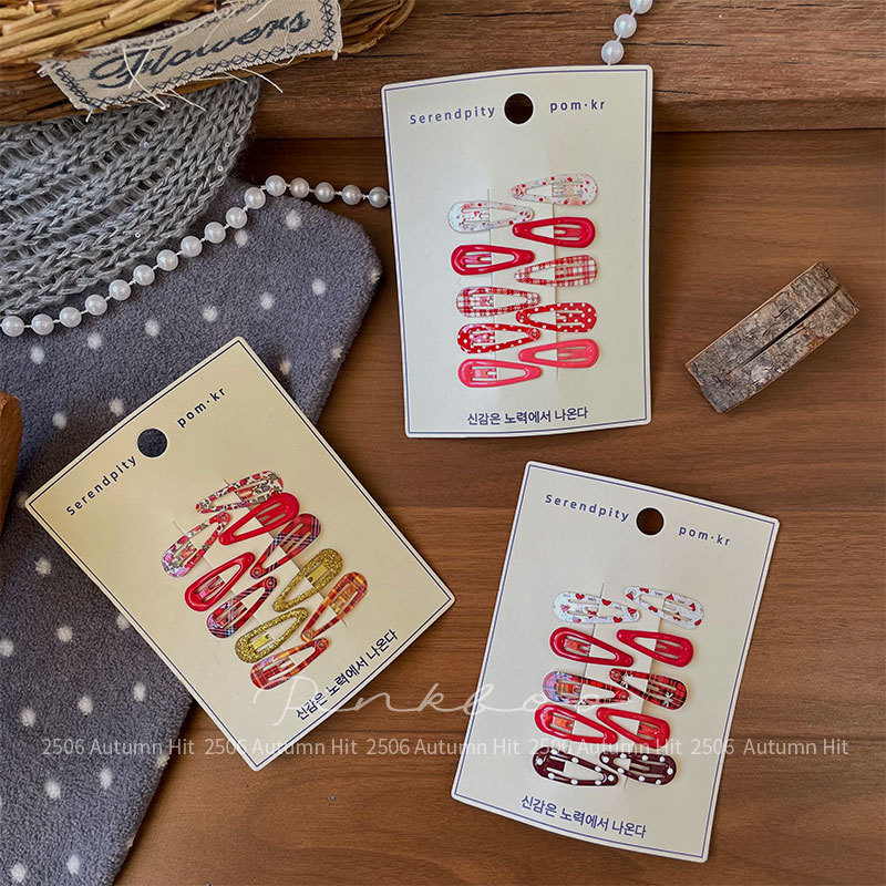 Kẹp Tóc Hình Giọt Nước Nhỏ Cho Trẻ Em, Style Hàn Quốc Ngọt Ngào