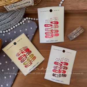 Kẹp Tóc Hình Giọt Nước Nhỏ Cho Trẻ Em, Style Hàn Quốc Ngọt Ngào