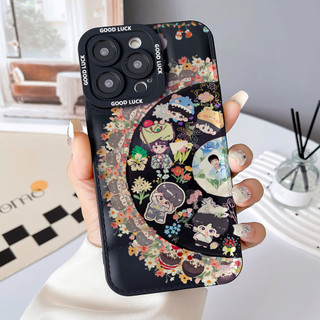 Ốp điện thoại Shatou Records cho iPhone 17 / 17Air / 16E / 15 Plus / 14 / 13 / 12 / 11 / Pro Max. Chống sốc rơi. Hộp đựng túi khí kiểu áo khoác silicon lỏng che phủ toàn diện