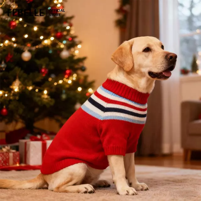 1.5-40kg Quần Áo Cho Chó Mùa Đông Ấm Áp Chó Con Mèo Áo Len Cho Nhỏ Medeium Chó Lớn Đan Áo Len Pug Chihuahua Áo Bulldog Chui Đầu Quần Áo Thú Cưng