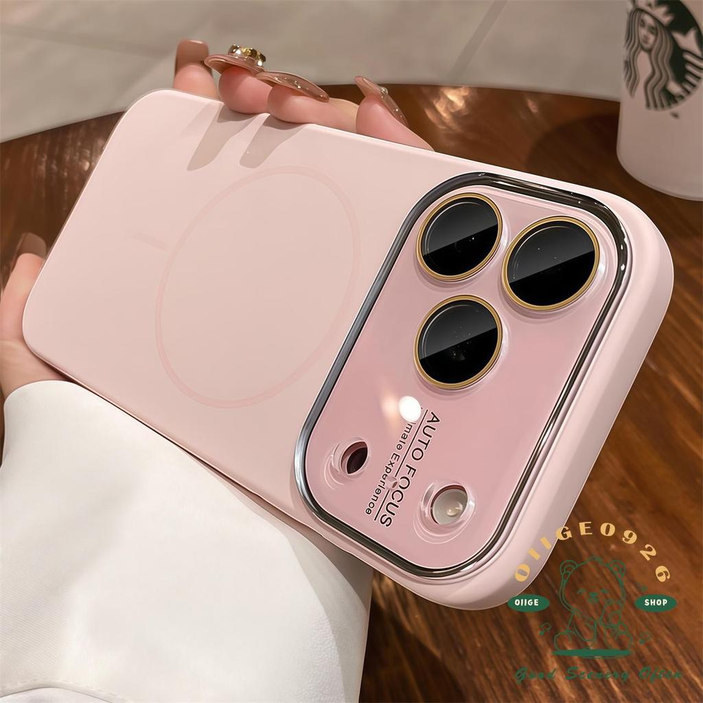 【 Ốp lưng iPhone17 】 Vỏ điện thoại từ tính dạng lỏng màu kẹo iphone17 Pro Max16 15 14 13 cho vỏ iPhone Vỏ mềm silicon TPU chống sốc
