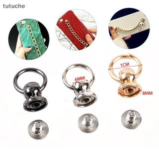 Tutu 10 Chiếc 8 Mm Nút Kim Loại O Nhẫn Đinh Vít Thủ Công Túi Điện Thoại Vít Móng Tay Đinh Tán VN