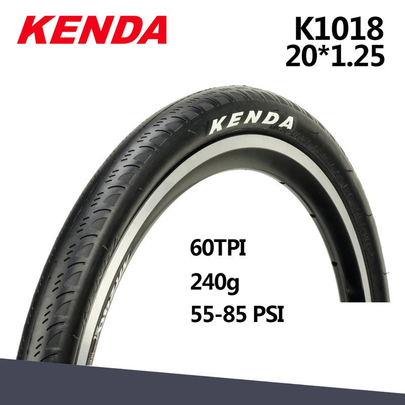 Kenda K1018 18x1.25 20x1.25 20x1.25 20x1.35 Lốp Xe Đạp 20 Inch 406 Bánh Xe Nhỏ Gấp Xe Đạp Hói Lốp Đua Lốp