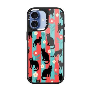 CASECASE X Black Cat Case Chống Trầy Xước Từ Hút Kính Dành Cho IPhone 17 Air 16 15 14 Pro Max Plus Ốp Lưng Cứng Có Hộp Khắc logo