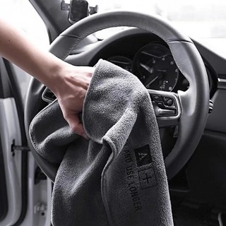 1 / 3 / 5 Khăn lau ô tô sợi nhỏ cao cấp - Vải sấy siêu thấm nước dày