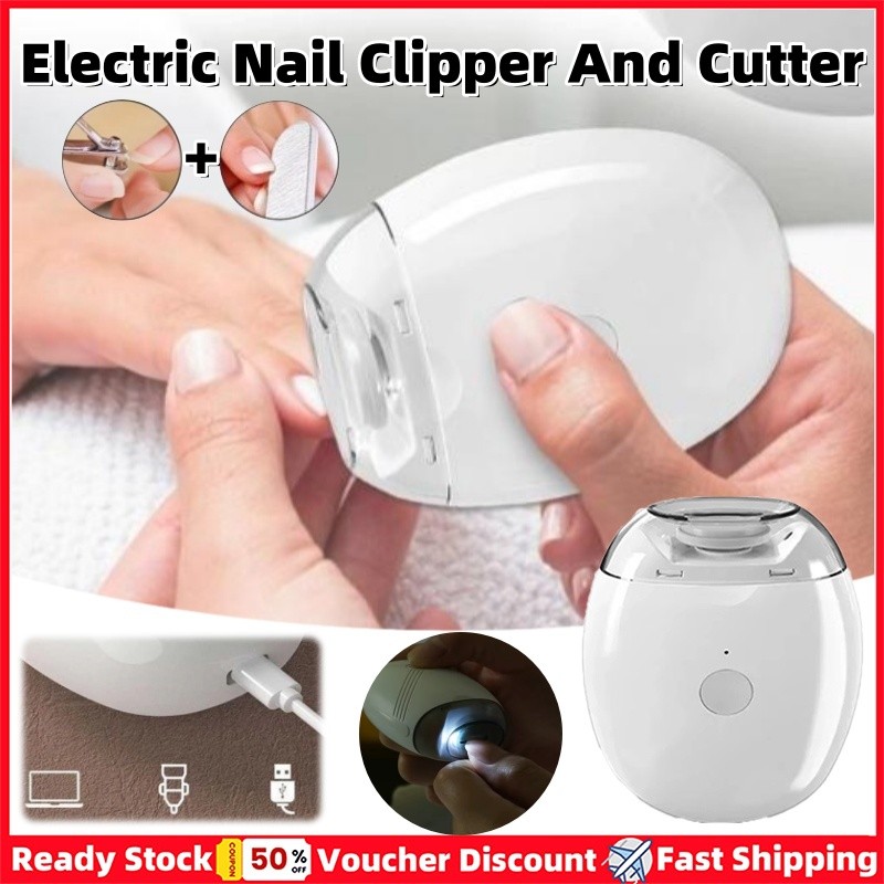 2 Chiếc Di Động Mini Điện Móng Tay + Máy Cắt Tự Động Máy Xay Mũi Có Đèn LED TYPE-C Sạc Dụng Cụ Làm Móng Tay Cho Bé Người Cao Tuổi Quà Tặng Ngày Lễ