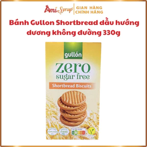 Bánh Gullon Shortbread Dầu Hướng Dương Không Đường 330G, Thơm Ngon Ròn Rụm
