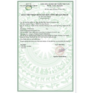 Lẻ 05 Ống / Men vi sinh Bào tử lợi khuẩn LiveSpo Clausy / Pregmom cho Bé -giảm táo bón, Rối loạn tiêu hóa