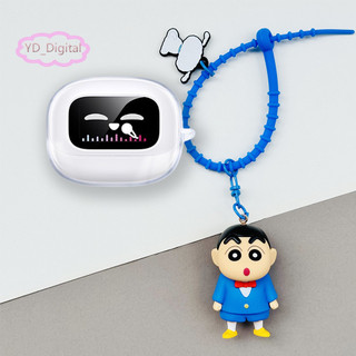 Dành Cho UGREEN LightBuds Magic / H6 Magic Tai Nghe Transpent Case Chống Thấm Nước Chống Sốc Mềm Bảo Vệ Tai Nghe Vỏ Mềm Tai Nghe Có Mặt Dây Chuyền Hoạt Hình