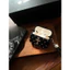 Vỏ tai nghe chữ thập kim cương Vỏ tai nghe bằng da giả Vỏ bảo vệ Thích hợp cho AirPods pro3 Đen Thích hợp cho dây da AirPods4