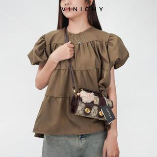 Túi xách nữ đeo chéo, đeo vai VINICHY size 18cm HA807