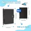 CHEESELY Huy Hiệu Trâm Cài Lưu Trữ Chất Kết Dính, Giá Trưng Bày Đa Năng Nỉ Men Pin Hiển Thị Sách, Giá Đựng Bông Tai 8 Trang Album Pin Lưu Trữ