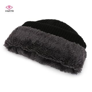 Mũ len lông cừu nam sợi cotton, giữ ấm chống gió lạnh, phù hợp đi xe đạp mùa đông