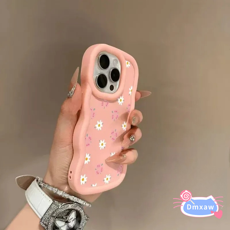 Ốp Điện Thoại Macaron Hoa Dễ Thương Cho OnePlus ACE 3 3 3V 2 2V Nord N30 4 3 2 2T CE4 CE3 CE2 CE Pro Lite 5G 4G 3D Wave Matte Casing Cặp Đôi Màu Trơn Chống Sốc Mặt Sau Mềm
