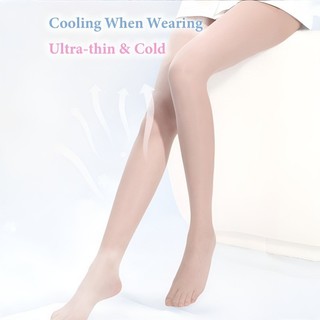 『Brelira』0D Quần tất mỏng siêu mỏng chống nhăn màu da, chống nắng, làm đẹp, tất lụa màu xanh bạc hà vô hình