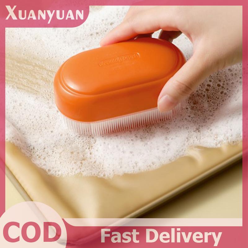 XUAN Quần Áo Chà Bàn Chải Đa Năng Giày Mềm Bàn Chải Hộ Gia Đình Tối Giản Bàn Chải Giặt Đồ Vệ Sinh VN