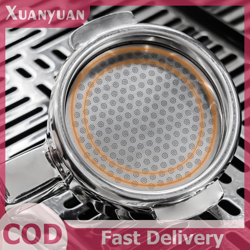 XUAN 1 Mảnh Barista DIY Phụ Kiện Espresso Puck Màn Hình Lọc Cà Phê 51mm 53mm 58,5mm Portafilter Giá Đỡ Có Thể Tái Sử Dụng 0.8mm VN