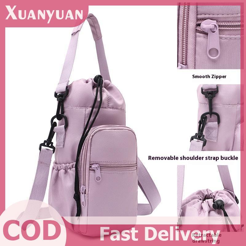 Giá đỡ chai nước XUAN có dây đeo, Túi đựng chai nước cách nhiệt Túi đựng chai nước VN