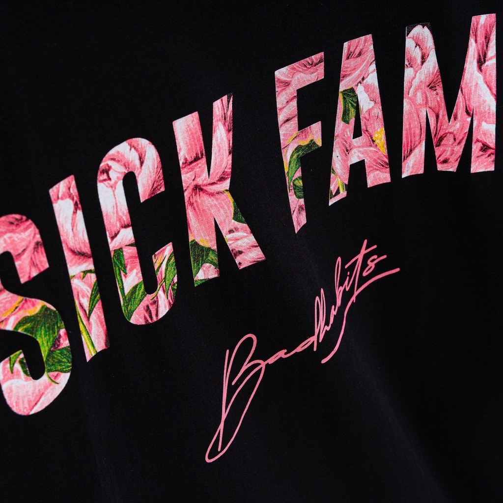 Áo Thun Unisex Bad Habits Sick Fame Đen 100 Cotton - Local Brand Chính Hãng | BigBuy360 - bigbuy360.vn