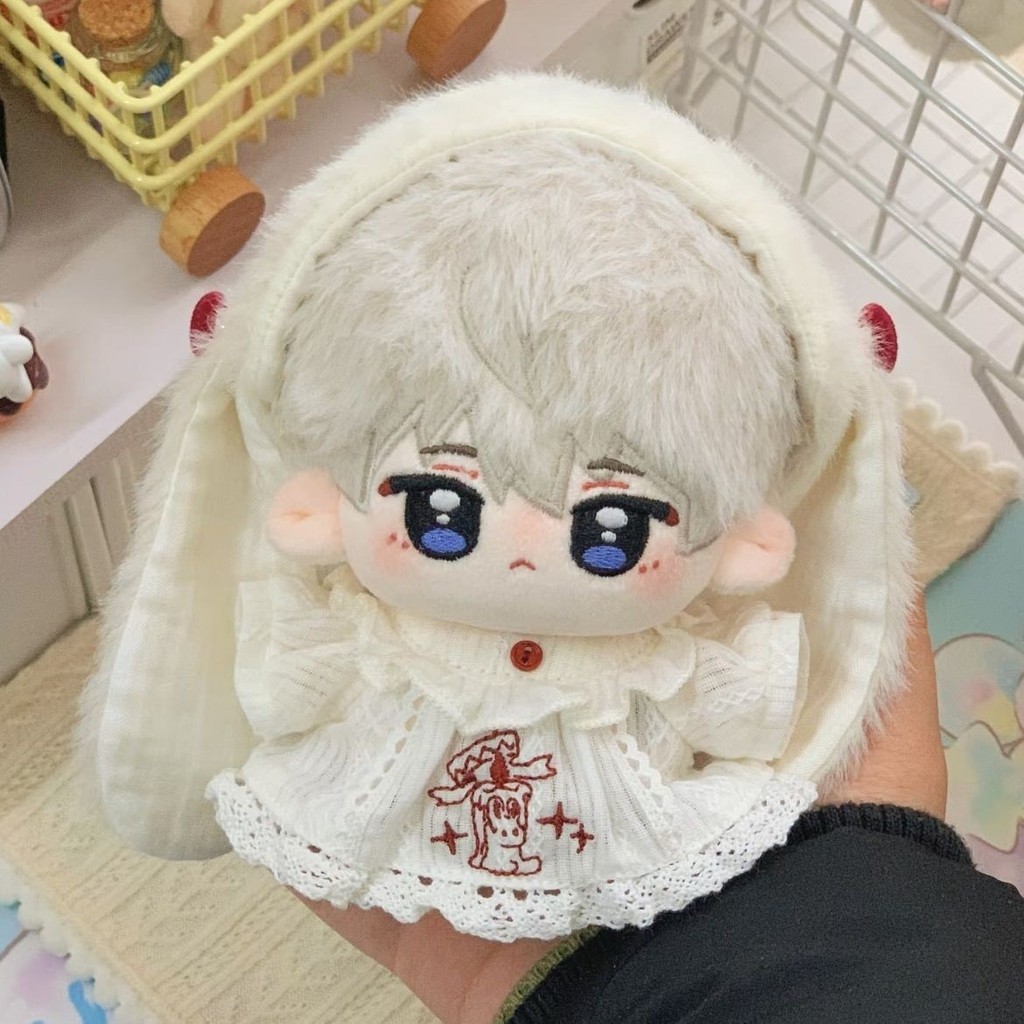 20cm Quần Áo Bé 10cm Cotton Búp Bê Quần Áo Dễ Thương Sang Trọng Thỏ Bộ Đồ Ngủ Đầm Búp Bê Trang Phục Phù Hợp Với 3.2