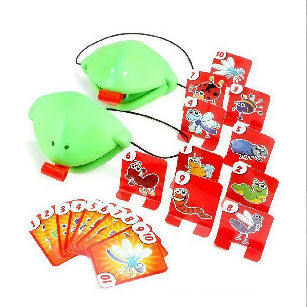 Trò chơi YUJINI Ếch Lưỡi Thè Vui Nhộn, Tương Tác Cha Mẹ Con, Thổi Lưỡi Sáng Tạo, 2/4 Người, Game Bàn Lizard Dùng Tiệc Cưới