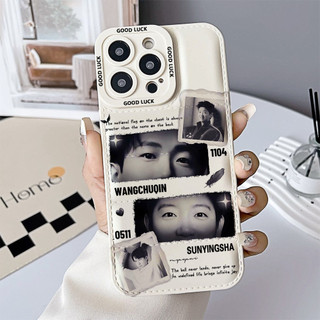 Ốp điện thoại hình ảnh đen trắng Shatou Art cho iPhone 17 / 16E / 15 Plus / 14 / 13 / 12 / 11 / Pro Max. Chống sốc rơi. Hộp đựng túi khí kiểu áo khoác silicon lỏng che phủ toàn diện