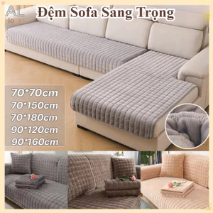 Đệm Sofa Sang Trọng Phong Cách Bắc Âu, Đơn Giản Và Cao Cấp, Vải Nỉ Dày, Có Thể Giặt Máy, Hạt Silicon Không Trơn Trượt