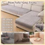 Đệm Sofa Sang Trọng Phong Cách Bắc Âu, Đơn Giản Và Cao Cấp, Vải Nỉ Dày, Có Thể Giặt Máy, Hạt Silicon Không Trơn Trượt