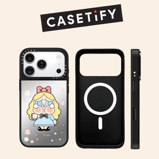 Từ Tính Cô Gái Khóc OK Gương Cứng Ốp Lưng Điện Thoại iPhone 17 Pro Max 17 Air 16 Plus 15 14 13 12 11 Vỏ Chống Sốc