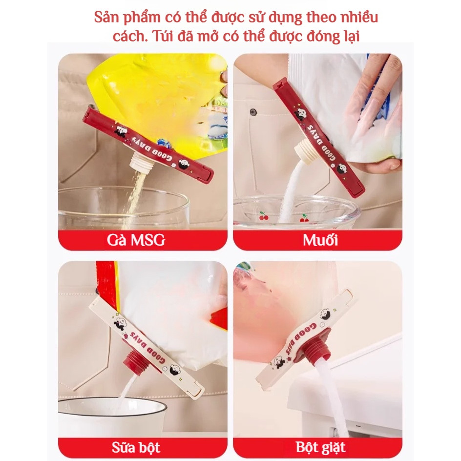 ✨Mua 1 tặng 1✨Kẹp niêm phong đồ ăn nhẹ / Kẹp niêm phong chống ẩm / Kẹp niêm phong túi gia vị nhà bếp