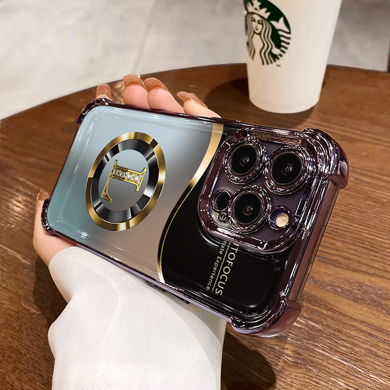 Ốp Lưng Chữ L 3 in1 Cho Honor 400 Smart 5G 400 Lite 400 PRO 100 PRO 200 300 PRO 300U Vỏ Điện Thoại Mềm Chống Rơi Bảo Vệ