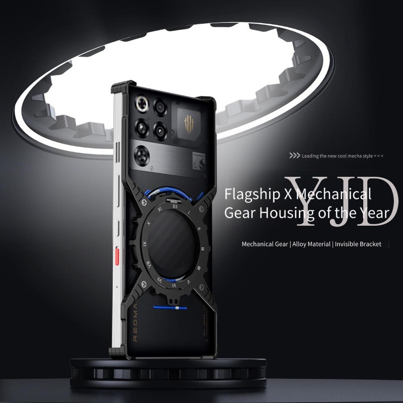 Ốp Lưng Cho RedMagic 11 Pro 11Pro + Phong Cách Mới Thoáng Mát Khung Kim Loại Vô Hình Giá Đỡ Tản Nhiệt Chống Rơi Vỏ Điện Thoại