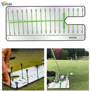 Golf Putting Alignment Mirror Drills Alignment Hỗ trợ huấn luyện cho ngoài trời
