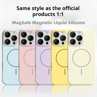 Ốp Silicon Lỏng Cho iPhone 17 Air 16 15 14 13 12 11 Pro Max, Da Mềm Mại, Chống Vân Tay, Bảo Vệ Chắc Chắn, Phong Cách Hàn Quốc