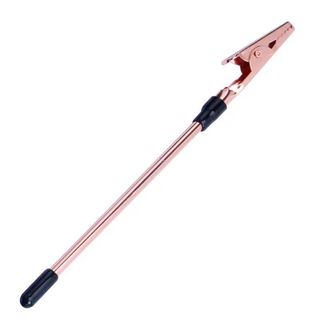 Trang sức cá sấu kẹp note thanh sắt vàng, bộ 3 món, 155mm - AWD9