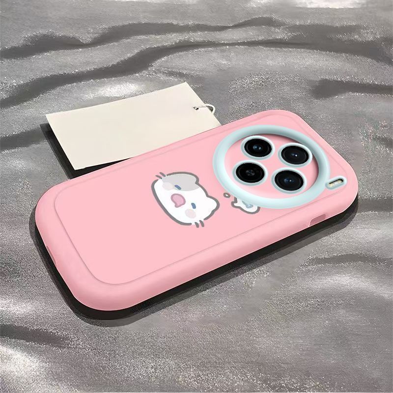 Mèo Con Muốn Cá Nhỏ Cho Vivo X300 Ốp Điện Thoại Bao Gồm Tất Cả Chống Sốc X300Pro Nam Nữ Mới Dễ Thương Silicon Mềm