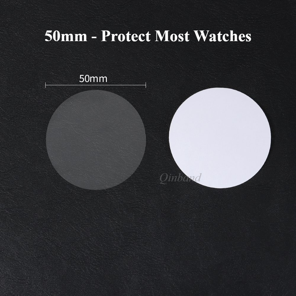 Bộ 50 Đồng Hồ PVC Mặt Số Phim Bảo Vệ Kim Nâng Chống Đâm thủng Vỏ Đồng Hồ Chống Trầy Xước Mặt Đồng Hồ Sửa Chữa Phim Bảo Vệ Trong Suốt Đồng Hồ Dụng Cụ Sửa Chữa