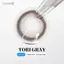 Kính áp tròng khoá ẩm 1 Ngày Màu Xám Tro Ánh Bạc CARASE, Lens cận TORI GRAY