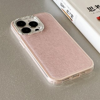 Sang Trọng Sáng Bóng Kim Cương Camera Lấp Lánh Bóng Ốp Lưng Cho iPhone17 16 15 14 13 12 11 Pro Max Plus Vỏ Bảo Vệ Chống Sốc